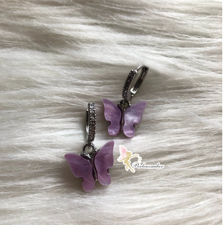 Ohrringe SILVER SCHMETTERLING