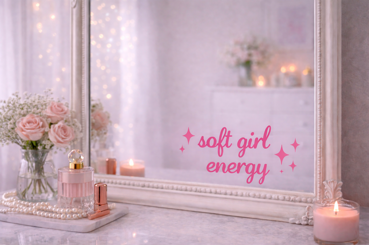 Spiegelsticker ‘soft girl energy’