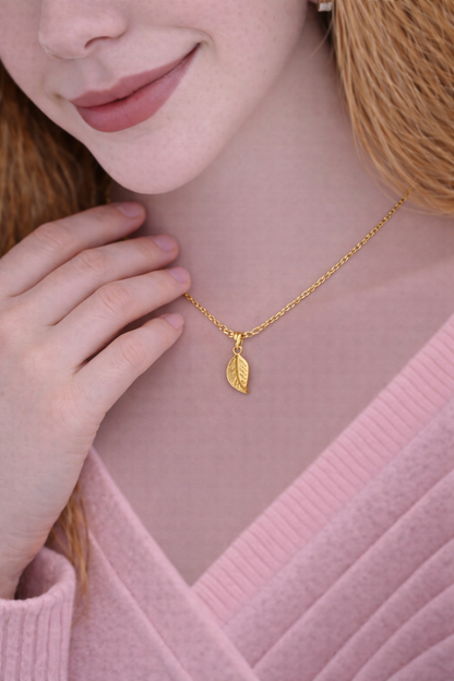 Halskette GOLDEN LEAF
