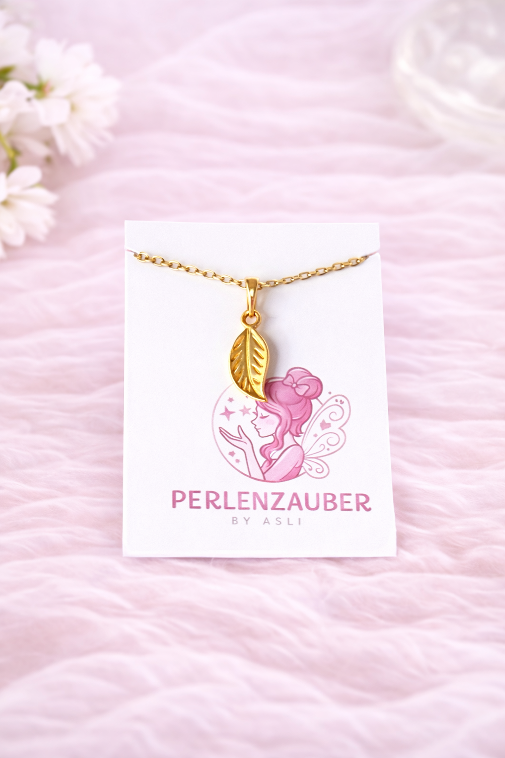 Halskette GOLDEN LEAF