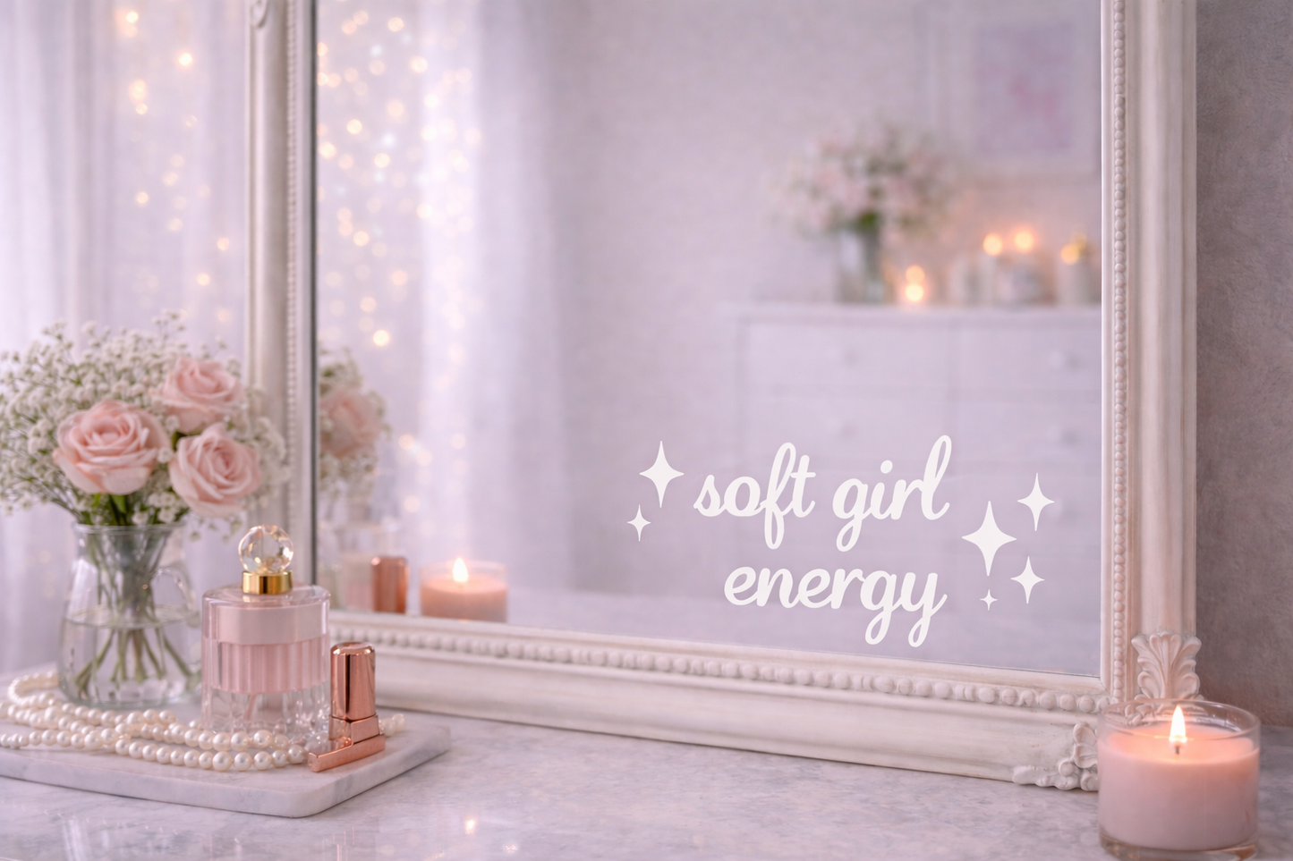Spiegelsticker ‘soft girl energy’